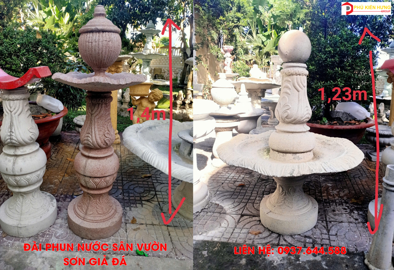 ĐÀI PHUN NƯỚC SÂN VƯỜN A1