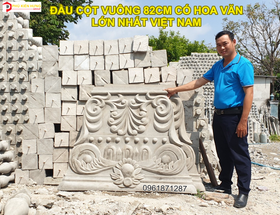 Đầu cột vuông 82cm_PKHseo