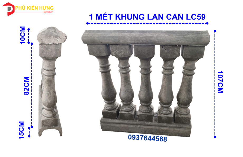 Khung Lan can lục bình LC59