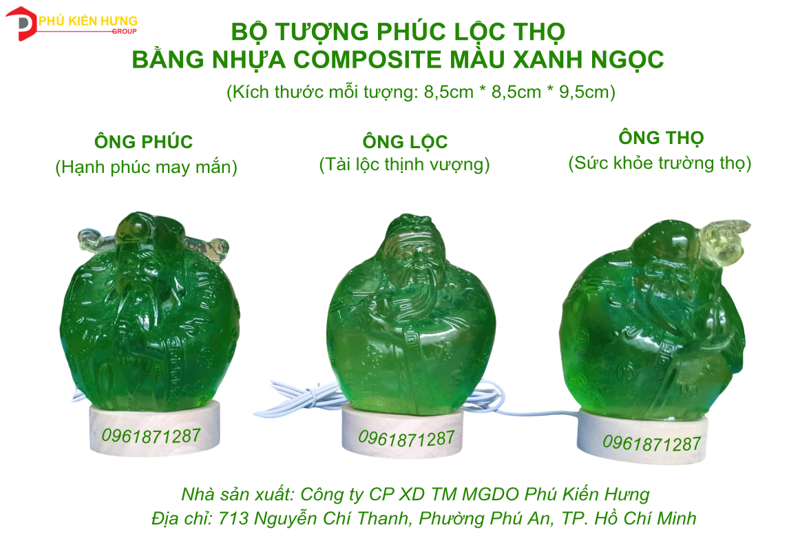 Bộ Tượng Phúc Lộc Thọ bằng nhựa màu xanh ngọc 2025-08-18_155852