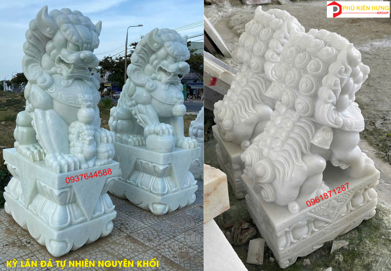 KỲ LÂN ĐÁ TỰ NHIÊN NGUYEN KHỐI