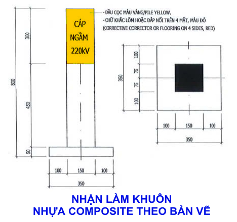 Khuôn cáp điện ngầm 220Kv