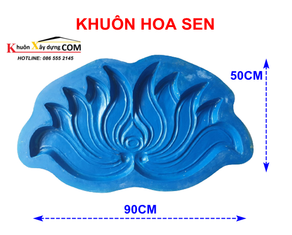 Khuôn hoa sen - khuôn xây dựng