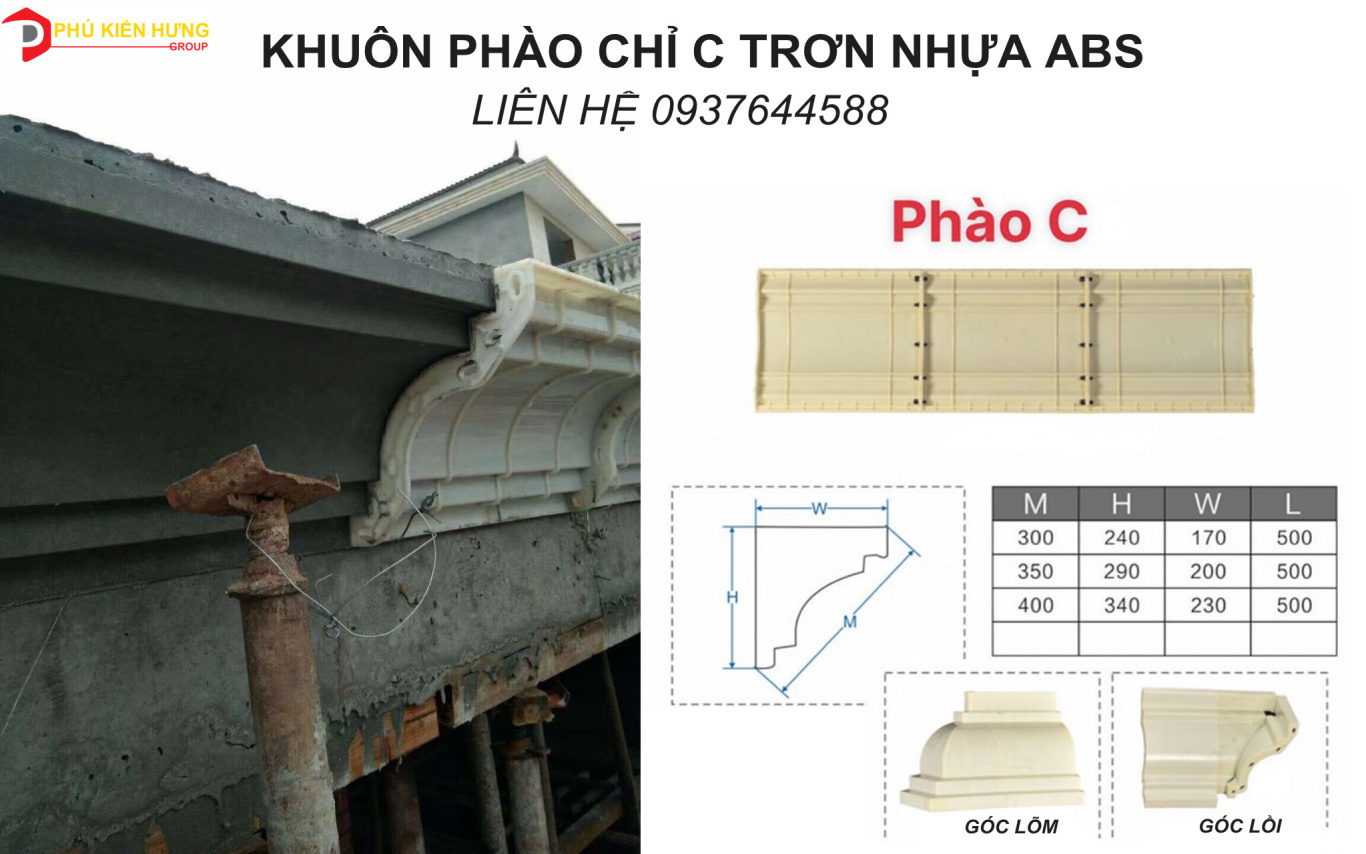 Khuôn phào chỉ C trơn nhựa abs 2025-07-29 seo
