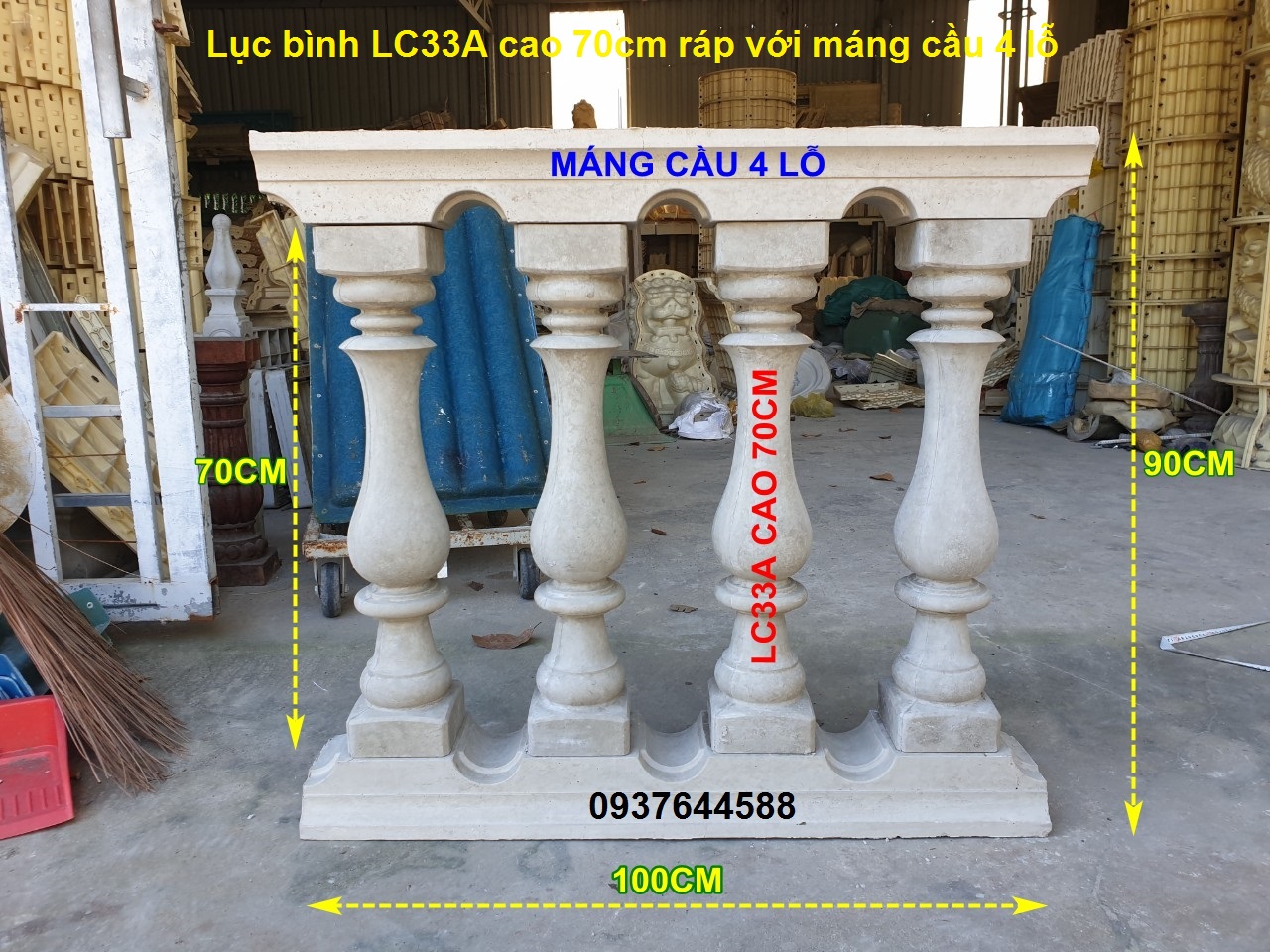 Lục bình lc33a ghép máng cầu 4 lỗ SEO 2025-08-23