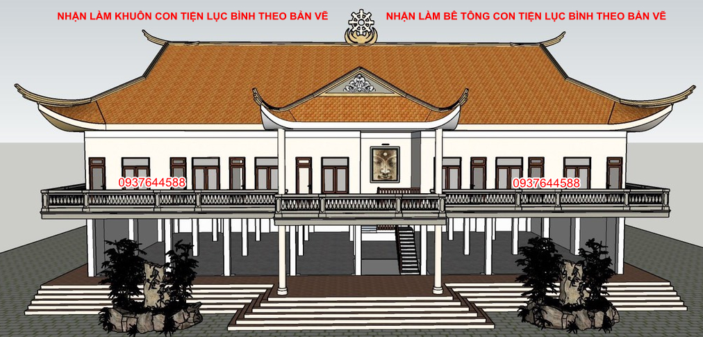 Nhận làm khuôn con tiện công trình tâm linh