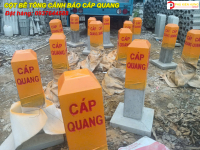CỘT BÊ TÔNG CẢNH BÁO CÁP QUANG