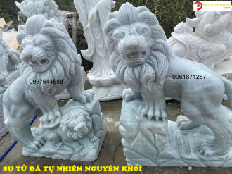 Tượng Sư Tử Đá, Kỳ Lân Đá Tự Nhiên Nguyên Khối Đẹp Nhất Việt Nam
