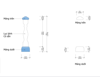 Nhận sản xuất lục bình bê tông con tiện lan can theo yêu cầu bản vẽ thiết kế từ khách hàng