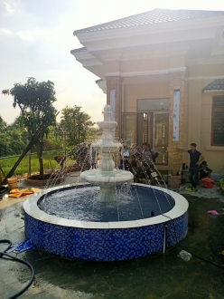 THI CÔNG LẮP ĐẶT ĐÀI PHUN NƯỚC BẰNG ĐÁ TRỌN GÓI